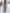 Western Retro Light Blue Denim Sleeveless Raw Edge Wide Leg Zipper Jumpsuit