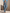 Square Neck Button-Front Denim Jumpsuit