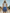 Vintage Washed Raw Edge Tassel Light Blue Denim Culottes
