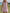 Elegant Retro-Sporty Style Collared Front-Buttoned Light Pink Cotton Mini Dress