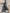 Tie-Front Halter Balloon-Leg Denim Two-Piece Set