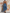 Tie-Front Halter Balloon-Leg Denim Two-Piece Set