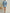 Puff Sleeve Drawstring Waist Mini Denim Dress