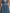 Contrast Stitch Waist Button-Front Denim Maxi Dress