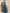 Contrast Stitch Waist Button-Front Denim Maxi Dress