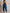Adjustable Strap V-Neck Balloon Leg Denim Jumpsuit