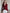 Fashionable Retro Red Velvet Pleated Ruffled Long-sleeved Shirt