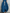 Drawstring Waist Denim Midi Dress