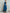 Drawstring Waist Denim Midi Dress