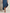 Sleeveless Asymmetric Ruffle Hem Denim Midi Dress With Button Placket