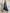 Sleeveless Asymmetric Ruffle Hem Denim Midi Dress With Button Placket