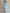 Sky Blue Floral Applique Loose Maxi Dress