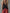 Retro Casual Workwear Style Black V-Neck Mesh Top And Red Cotton Pants Set