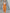 Orange Cotton-linen Multi-pocket Wide-leg Overalls
