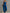 Edgy & Casual Bright Blue Denim Multi-Pocket Jumpsuit