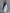 Retro-Casual Vacation Royal Blue Cotton-Linen V-Neck Top And White Pants Set