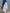 Retro-Casual Vacation Royal Blue Cotton-Linen V-Neck Top And White Pants Set