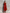 Women's Red Cotton-Linen Blend Sleeveless Midi Dress With Contrasting White Piping And Double Side Patch Pockets MDZ0318F7T