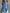 Stylish Casual Blue Vest & White Cargo Pants Cotton-Linen Set