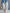Stylish Casual Blue Vest & White Cargo Pants Cotton-Linen Set
