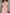 Refined Casual Laepl Front Zipper Light Pink Cotton-Linen Cargo Maxi Dress