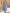 Women's Light Blue Linen-Blend Jumpsuit With Red Contrast Piping & Side Tie Detail, Minimalist Casual Resort Jumpsuit MDZ0542F5LYL