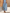 Women's Light Blue Linen-Blend Jumpsuit With Red Contrast Piping & Side Tie Detail, Minimalist Casual Resort Jumpsuit MDZ0542F5LYL