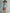 Retro Fashion Square Neck Front Zipper Curved Hem Light Blue Denim Mini Dress