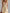 Elegant Casual Workwear V-neck Front-zip Light Yellow Cotton-linen Maxi Dress