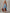 Vacation-Style V-neck And Red Wavy Trim Light Blue Cotton-linen Maxi Dress
