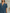 Cold-Shoulder Ombre Denim Maxi Dress With Asymmetric Hem
