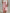 Pink cotton-linen pleated trousers