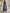 Sleeveless Stand Collar Denim Midi Dress With Button Placket