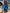 Retro Western Style Zippered Collar Blue Fringed Faux Suede Mini Dress