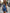Fashionable Embroidered Denim V-Neck Bodycon Dress