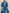 Puff Sleeve Belted Denim Midi Dress