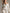Elegant Color-blocked White Halter-neck Long-sleeved Knit Top And Pants Set