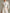 Fashionable Sporty White Knit Ribbed Crew Neck Top And Wide-leg Pants Set