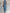 Women's Sleeveless Belted Denim Maxi Dress