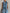 Women's Sleeveless Belted Denim Maxi Dress