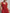 Red Wide-Leg Denim Overalls With Button Details