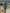 Retro Western Style Zippered Collar Blue Fringed Faux Suede Mini Dress