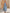 Women's Light Blue Linen-Blend Jumpsuit With Red Contrast Piping & Side Tie Detail, Minimalist Casual Resort Jumpsuit MDZ0542F5LYL