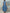 Sleeveless Stand Collar Gathered Denim Midi Dress