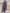 Tie-Front Halter Balloon-Leg Denim Two-Piece Set