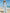 Vacation Light Blue Chiffon Sleeveless Top And Striped Wide-leg Pants Set