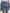 Vintage Washed Raw Edge Tassel Light Blue Denim Culottes