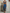 Color Block Denim Spaghetti Strap Maxi Dress