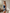 Retro-style Color-block Trim Blue Knit Tank Top And Shorts Set