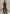 Women's Elegant Brown Woven Cotton-linen Long-sleeved Shirt Collar Jumpsuit With Belt MDA1965L9AN